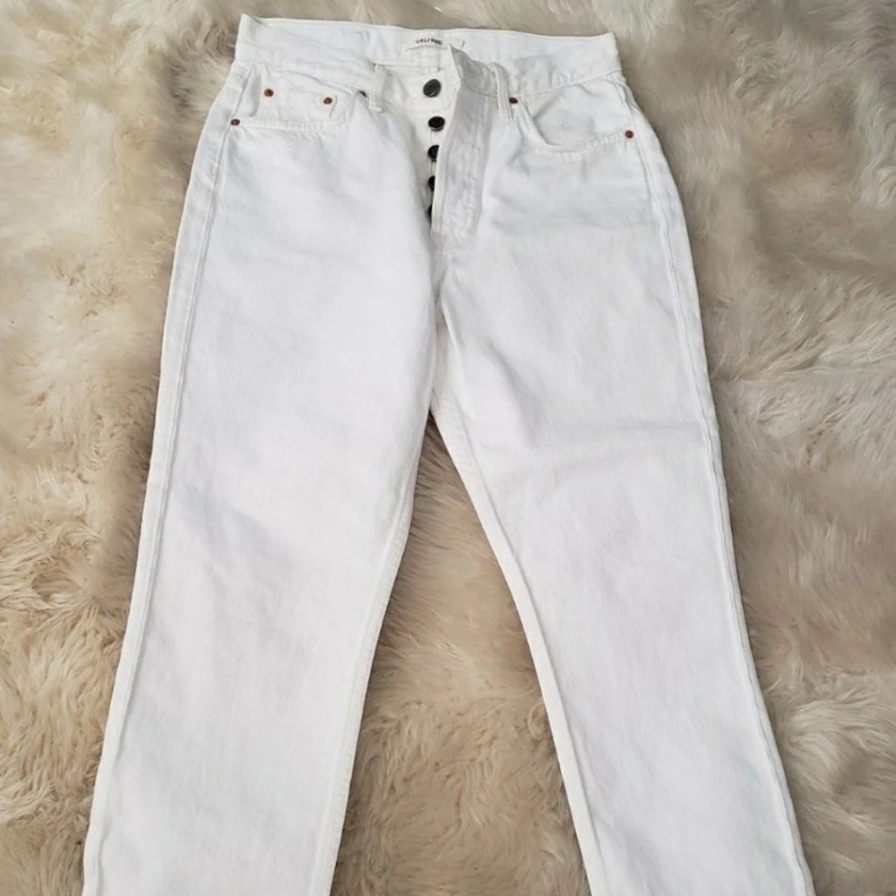 Grlfrnd White Karolina Flag Jeans 26 - Picture 9 of 9